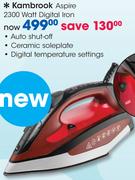 Kambrook Aspire 2300W Digital Iron