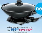 Kambrook 5Ltr Electric Wok
