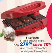 Safeway 6 Piece Brownie Maker