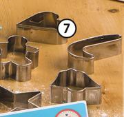 Love To Bake 6 Piece Stainless Steel Cookie Cutter Set