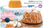 Lily's Bundt Cake Baking Set Lushy Lemon Or Chocolate-Each
