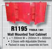 Wall Mounted Tool Cabinet TTOOLB/001