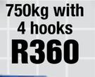 750kg With 4 Hooks