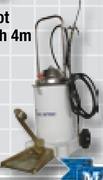 12Ltr White Foot Operated Grease Pump With 4m Hose GGREAS/008