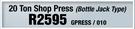 20 Ton Shop Press Bottle Jack Type GPRESS/010