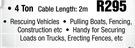 Double Ratchet Pullers 4 Ton Cable Length:2m