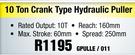 Crank Type Hydraulic Puller 10 Ton