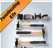 Panelbeating Kits 7 Piece With Wooden Handle