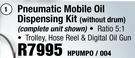 Pneumatic Mobile Oil Dispensing Kit Without Drum HPUMPO/004