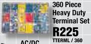 360 Piece Heavy Duty Terminal Set TTERML/360