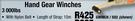 Hand Gear Winches 3000lbs With Nylon Belt-GWINCH/502