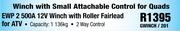 Winch With Small Attachable Control For Quads ATV-GWINCH/201