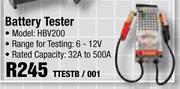 Battery Tester HBV200-TTESTB/001