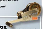 Hand Gear Winches 3000lbs With Nylon Belt-GWINCH/502