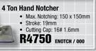 4 Ton Hand Notcher ENOTCH/000
