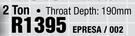 Arbor Presses 2 Ton Throat Depth 190mm EPRESA/002
