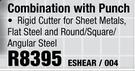 Steel Cropper Combination With Punch ESHEAR/004