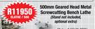 Macafric Geared Head Metal Screwcutting Bench Lathe 500mm ELATHE/500