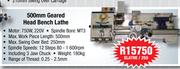 Macafric Geared Head Bench Lathe 500mm ELATHE/250