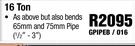 16 Ton Hydraulic Pipe Benders GPIPED/016