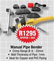 Special Manual Pipe Bender GPIPED 002 m.guzzle .za