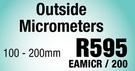 Outside Micrometer 100 - 200mm EAMICR / 200