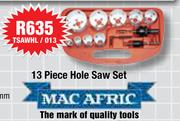 MAC-AFRIC 13 Piece Hole Saw Set-TSAWHL/013