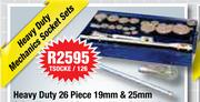 21 Piece 19mm Drive Chrome Alloy Socket Set TSOCKE / 121