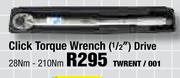 Click Torque Wrench(1/2") Drive