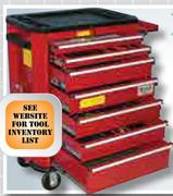 Mac Afric 7 Drawer Tool cabinet With Approx 200+Piece Professional Tool Kit