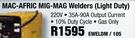 Mac-Afric MIG-MAG Welder (Light Duty) EWELDM / 105