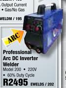 Mac-Afric Professional ARC DC Inveter Welder EWELDS / 202