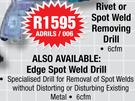 Rivet Or Spot Weld Removing Drill 6cfm ADRILS/006