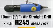 10mm 3/8" Air Straight Drill 4cfm ADRILR/007