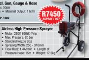 Airless High Pressure Sprayer  ASPRAY/007