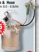 MacAfric Spray Pot With Gun Gauge & Hose 10L FR203 ASPRAP/010