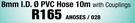 Blue PVC Flex Hoses 8mm I.D. PVC Hose 10m With Couplings AHOSES/028