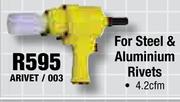 Riveter For Steel & Aluminium Rivets 4.2cfm ARIVET/003