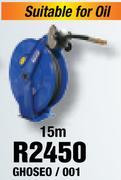 Heavy Duty Retractable Hose Reels 15m GHOSEO/001