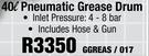 30Ltr Pneumatic Grease Drum Including Hose & Gun-GGREAS/017