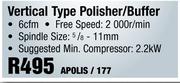 Vertical Type Polisher/Buffer-APOLIS/177