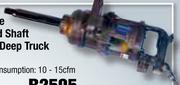 1" 25mm Drive With Extended Shaft For Reaching Deep Truck Wheels Etc 4800Nm 5.8-9.8 Bar AWRENC/048
