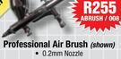 Professional Air Brush 0.2mm Nozzle ABRUSH/008