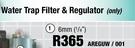 Water Trap Filter & Regulator 6mm 1/4" AREGUW/001