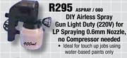 DIY Airless Spray Gun Light Duty 220V For LP Spraying 0.6mm Nozzle, No Compressor Needed ASPRAY/080