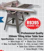 Table saw shop adendorff
