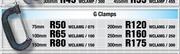 G Clamps(WCLAMG/200)-200mm