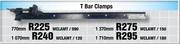 T Bar Clamps(WCLAMT/090)-770mm