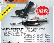 Compund Mitre Saw WSAWMT/200