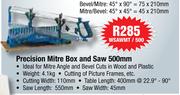 Precision Mitre Box And Saw 500mm WSAWMT/500